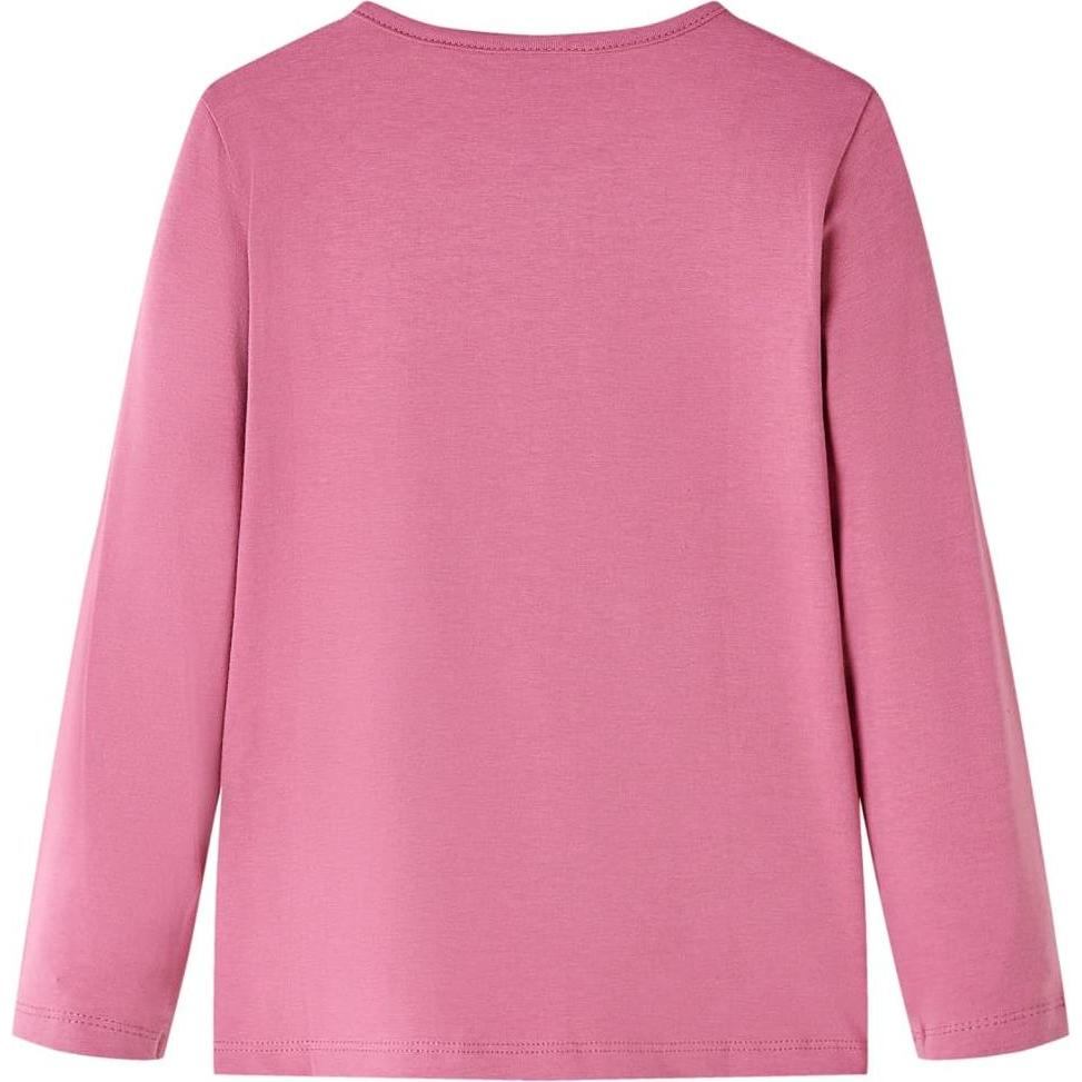 Thumbnail - VidaXL, Jungen, Shirt, Kinder-Langarmshirt Himbeerrosa 128,Material: 95, Rot, (128)