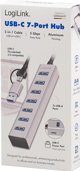Immagine prodotto LogiLink Controllo (USB-C, USB-A, 7 porte)