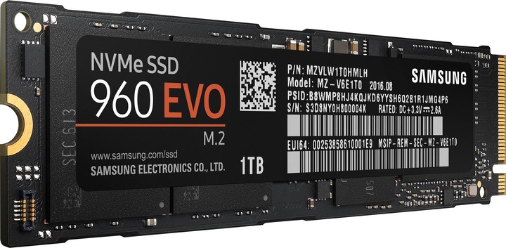 Produktbild Samsung 960 Evo (1000 GB, M.2)