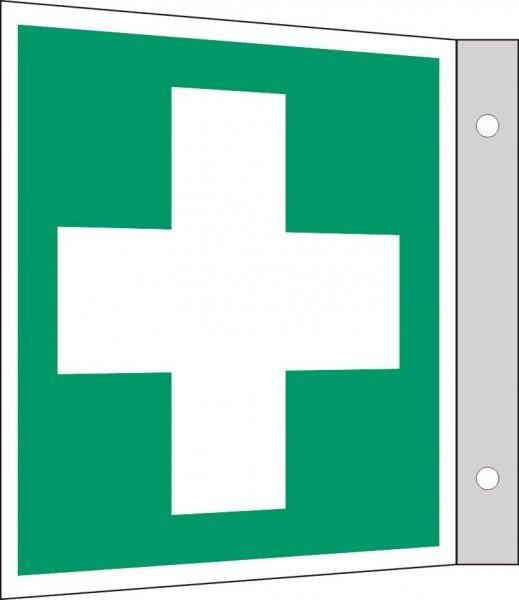 Immagine prodotto Everglow Cartello con bandiera di primo soccorso 15x15cm