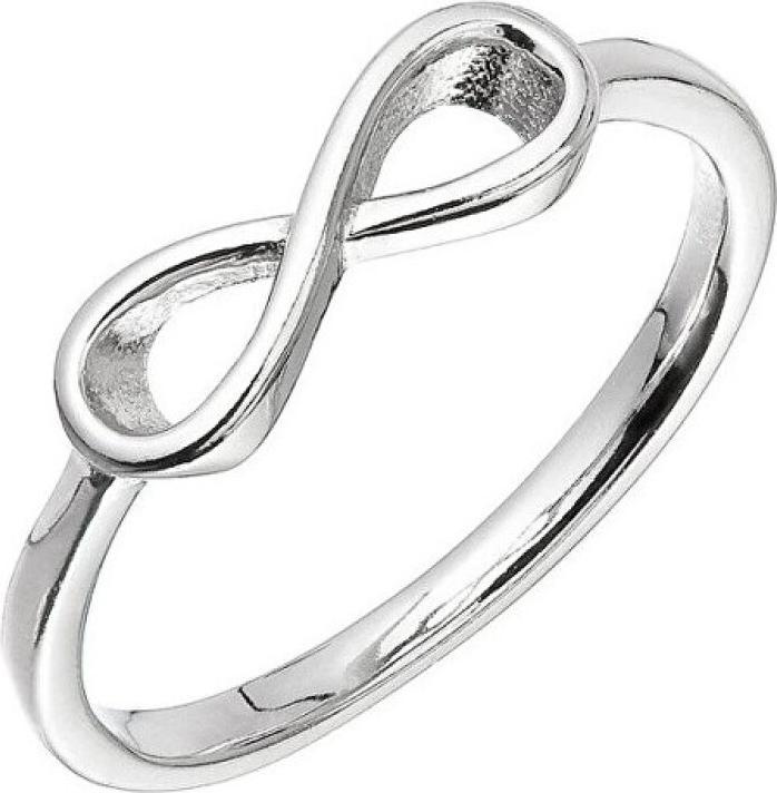Immagine prodotto Evolution Group - Elegant silver ring Infinity 65006 - Circuit: 57 mm (57)