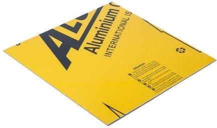 Produktbild Rs Pro Yellow composite sheet 3mm, 0.6m square (600 mm, 600 mm, 3 mm)