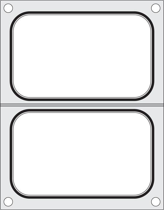 Productafbeelding Hendi Matrijs voor sealmachine 2x 178x113 mm