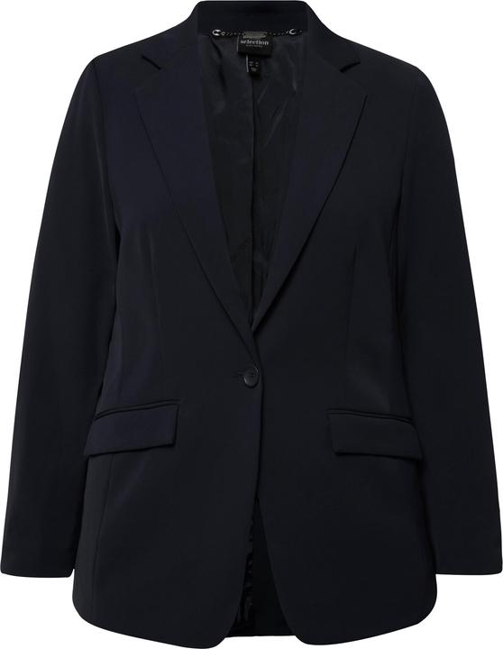Produktbild Ulla Popken Blazer, Acetat, Reverskragen, Knopfverschluss (52)