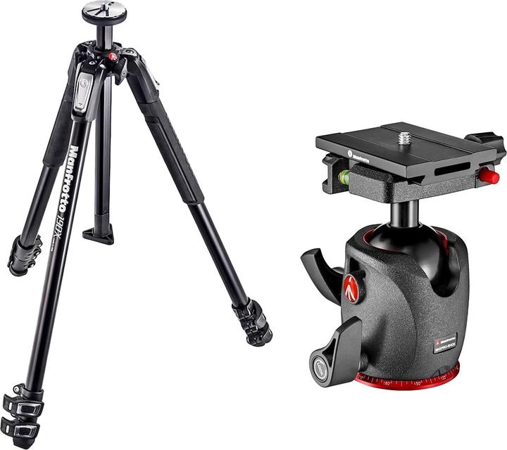 Productafbeelding Manfrotto Statiefset 190X3 Aluminium + Balhoofd MHXPRO-BHQ6 (Metaal)