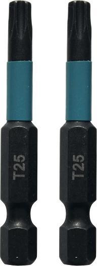 Actual product image Makita T-Bit 25 length 50 mm, 2 pieces (Hexagon socket TX M25)