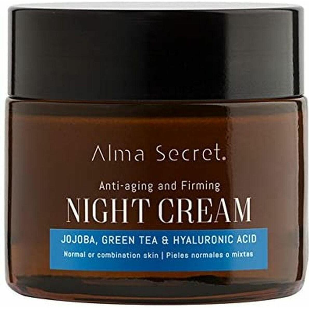 Alma Secret, Gezichtscrème, Nachtcrème Multi-Reparadora Antiendad Pieles Mixtas 50ml (50 ml, Nachtcrème)