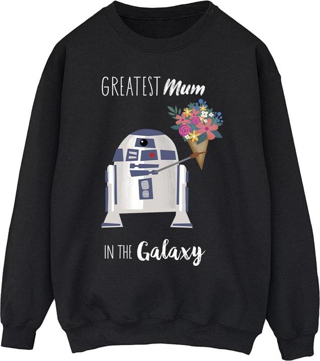Actual product image Star Wars Mens R2D2 Greatest Mum Sweatshirt (L)