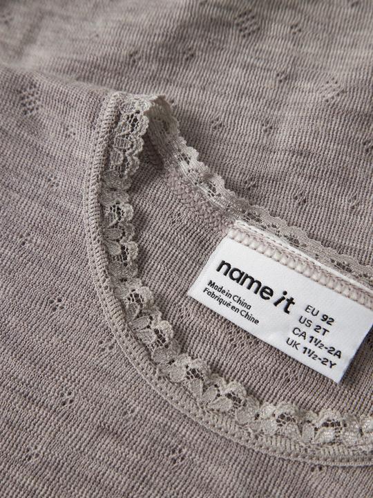 Produktbild Name it Nmfwang Wool Needle Ls Top Solid Noos (110)