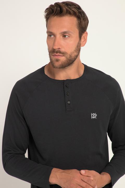 Produktbild JP1880 Schlafanzug, Henley, Langarm, lange Hose (4XL)