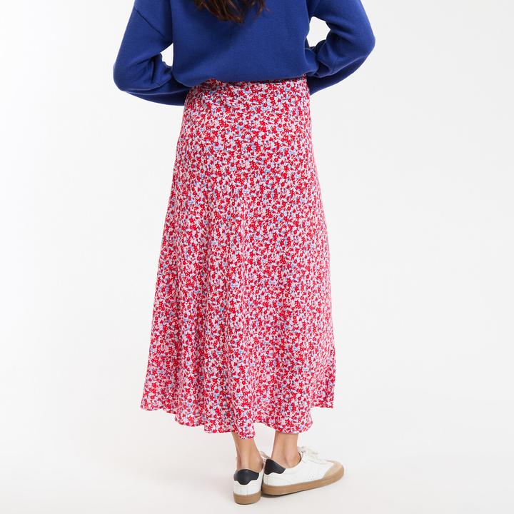 Actual product image La Redoute Collections Ausgestellter Maxirock (48)