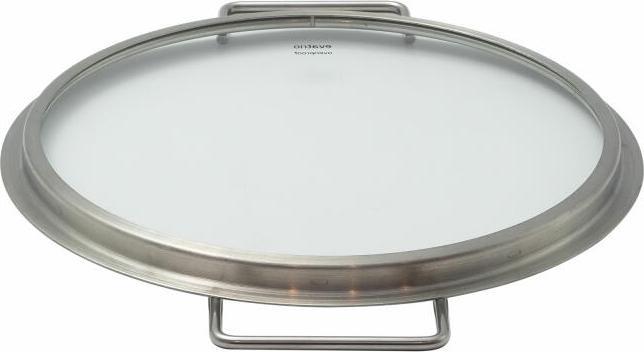 Produktbild Eva Solo Eva Trio - Glasdeckel - Brushed steel - 24 cm (24 cm, Glas, Metall)