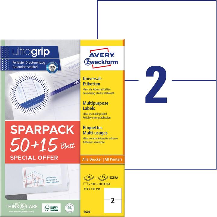 Productafbeelding Avery Universele etiketten