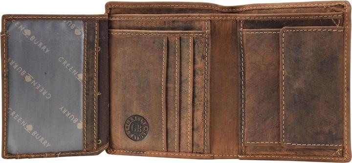 Produktbild Greenburry Vintage Hirsch Geldbörse Hirsch Leder 9,5 cm