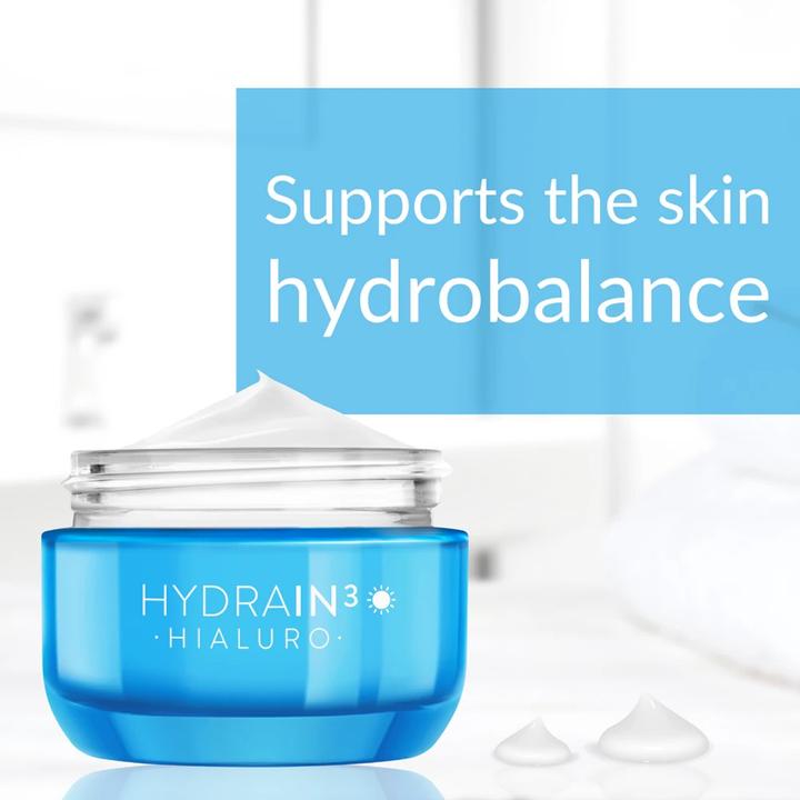 Actual product image Dermedic Deep moisturising face cream SPF 15 Hydrain3 Hyaluro 50 ml (50 ml, Day cream)