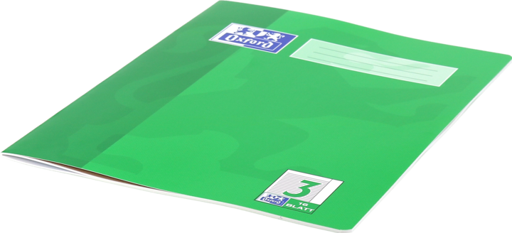 Actual product image Oxford Exercise book, A4, ruling 3 (A4, Hardcover)