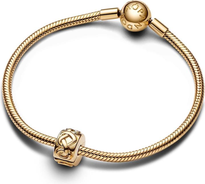 Immagine prodotto Pandora Moments Clip a cuore annodato placcato oro (Dorato, Metallo)