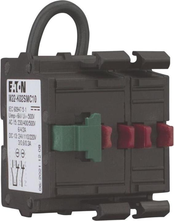 Produktbild Eaton Electric GmbH Kontaktelement 2Ö M22-K02SMC10