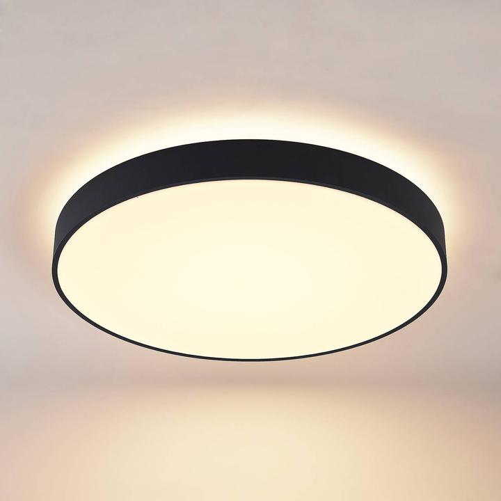 Produktbild Arcchio Vanida LED-Deckenlampe, schwarz, 60 cm (10978 lm)