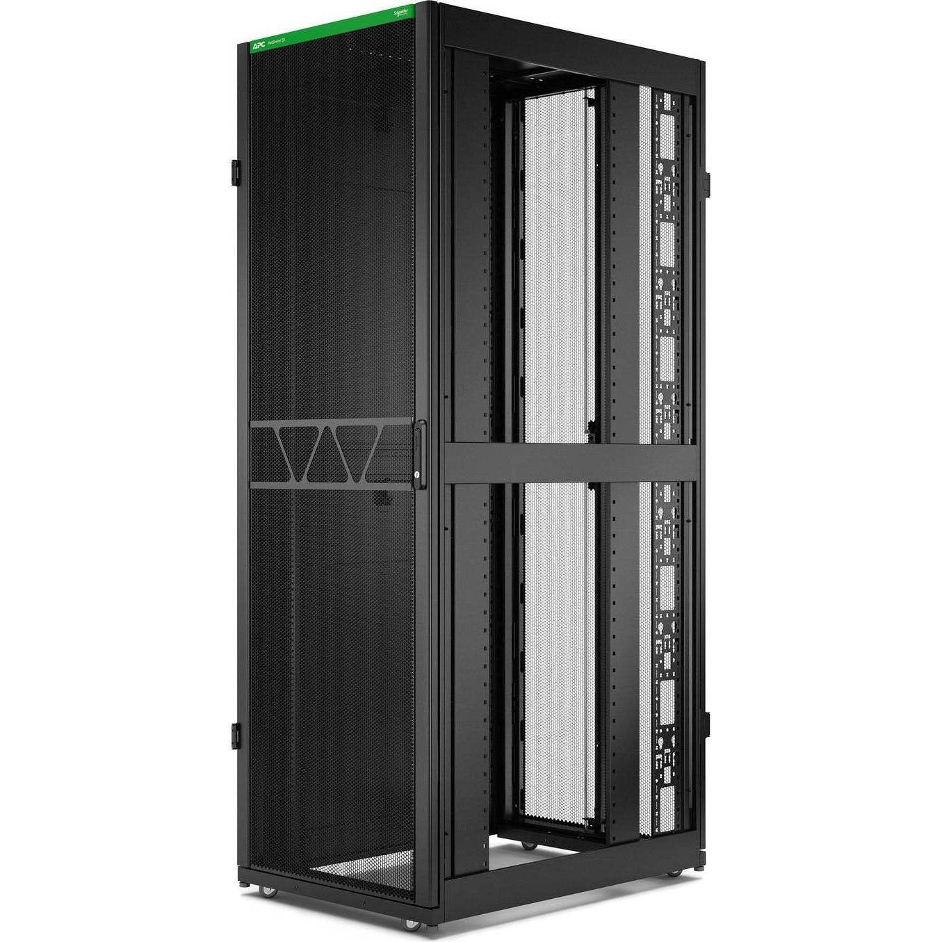 Thumbnail - APC NetShelter SX Server Rack Gen 2 48U 2258H x 750W x 1070D mm w/ Sides Black (48 HE, 19 Zoll Rack), Serverschrank, Sch...