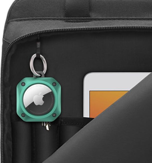 Image du produit MU Style Étui de protection robuste en TPU AirTag avec porte-clés