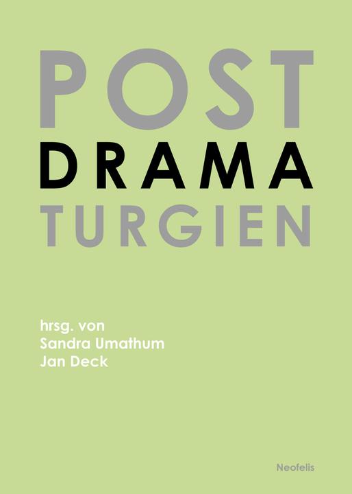 Produktbild Postdramaturgien (Deutsch)