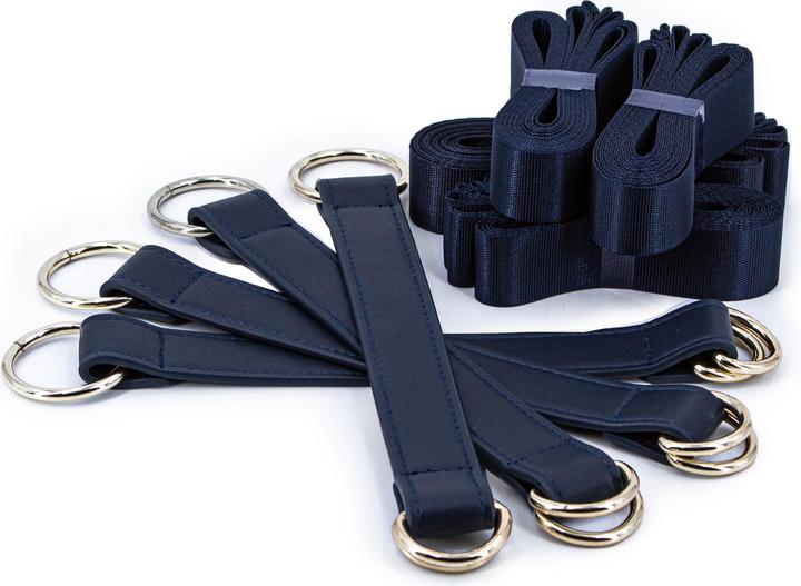 NS Novelties Bondage Couture Ankle Strap Blue