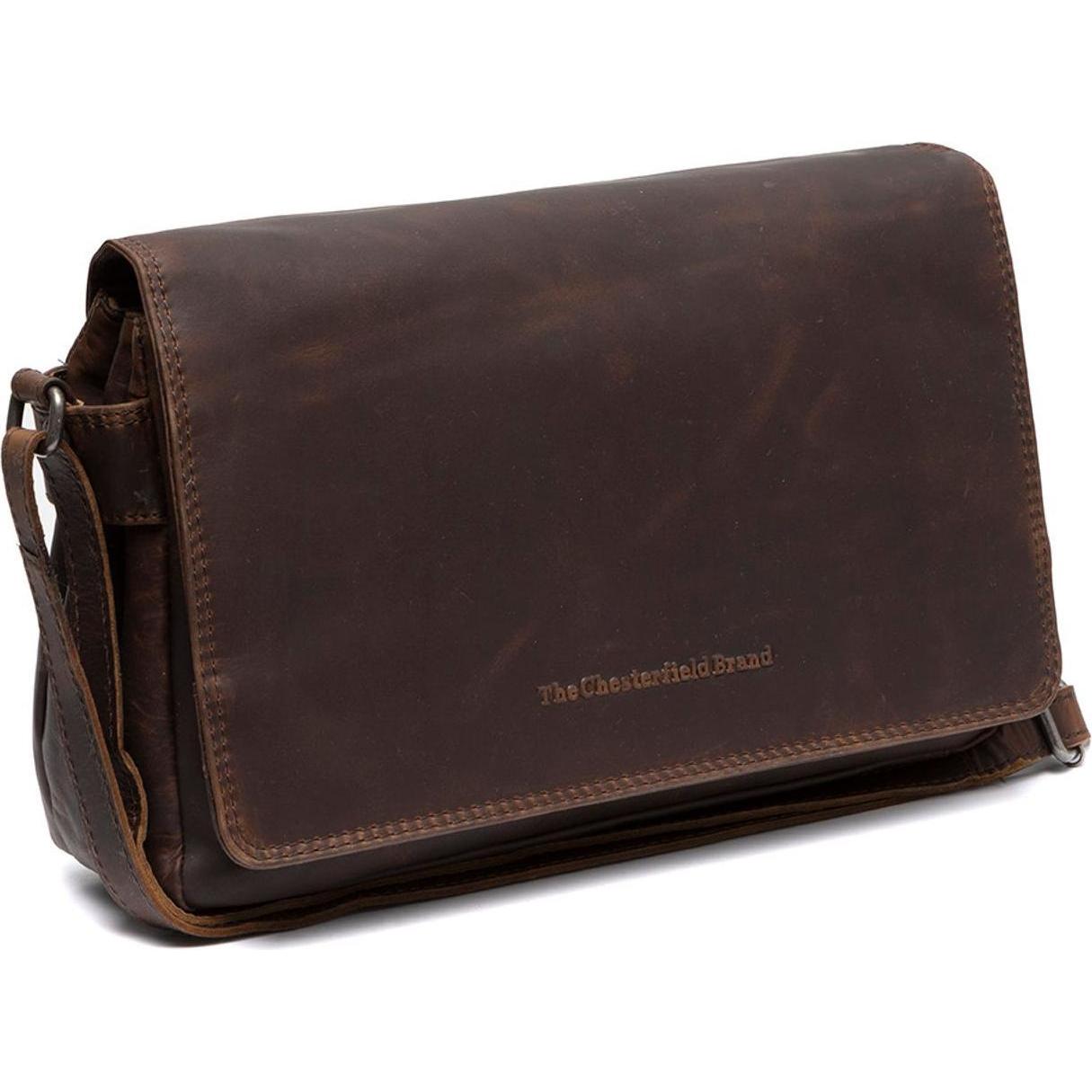 The Chesterfield Brand, Handtasche, Reston Umhängetasche Leder 26 cm, Braun