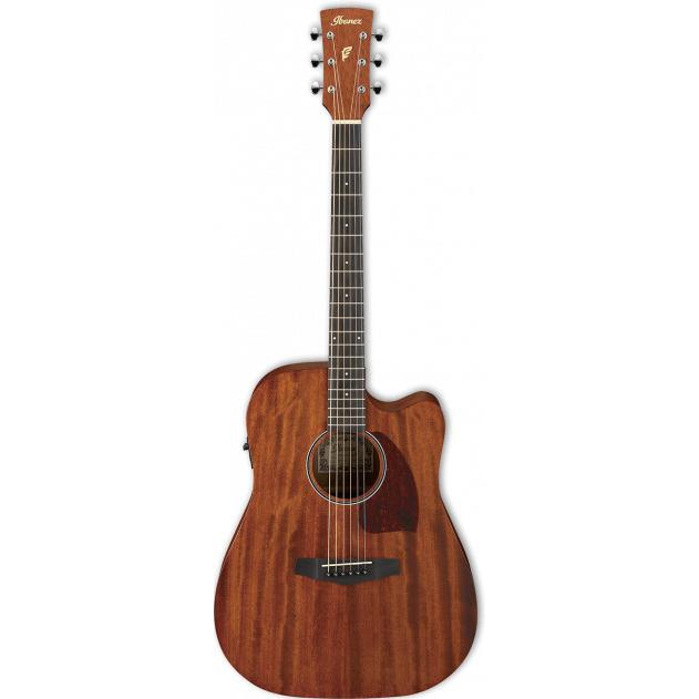 Ibanez PF12MHCE Poro Aperto Naturale Elettrico-Acustico Westerngitaar (Chitarra Acustica, Corpo Laminato, Piano In Abete Laminato), Chitarra, Trasparente