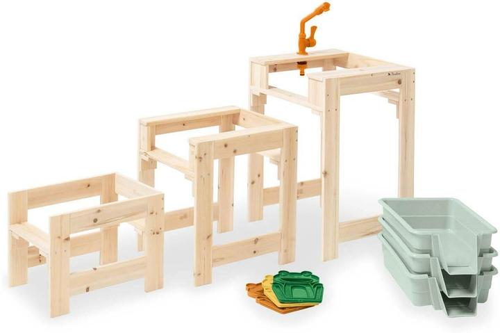 Image du produit Pinolino 3-tlg. Wasserspieltisch-Set Frolino 3 Spieltische