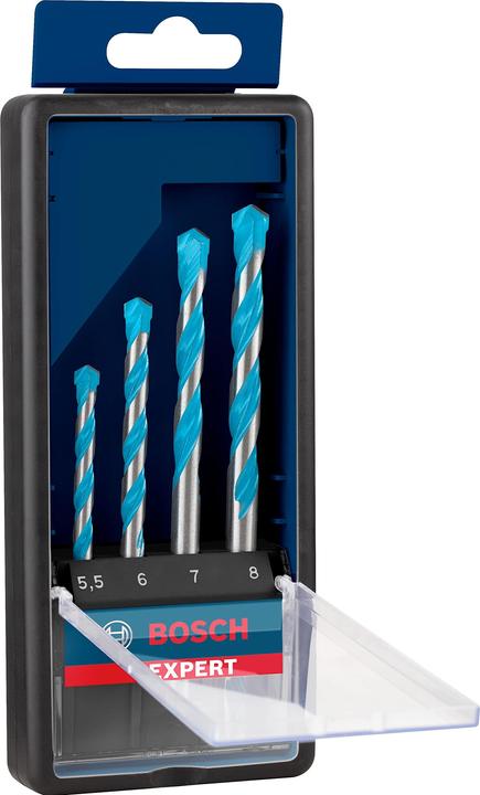Actual product image Bosch Professional Zubehör EXPERT MultiConstruction CYL-9 drill bit set, 5.5/6/7/8 mm, 4 pcs. (5.5, 6.0, 7.0, Ø 8.0 mm)