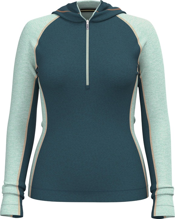 Produktbild Smartwool Women's Classic Thermal Merino Base Layer 1/2 Zip Hoodie Boxed (XS)