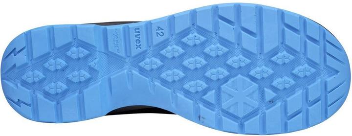 Actual product image Uvex Safety 2 trend low shoes S2 69397 blue, black width 10 size 47 (S2, 47)