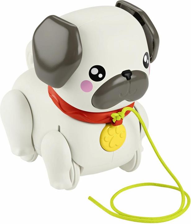 Actual product image Fisher-Price play & pull pug