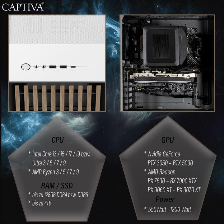 Actual product image Captiva 92944 (AMD Ryzen 5 5600, 32 GB, 2000000 GB, GeForce RTX 5060 Ti)