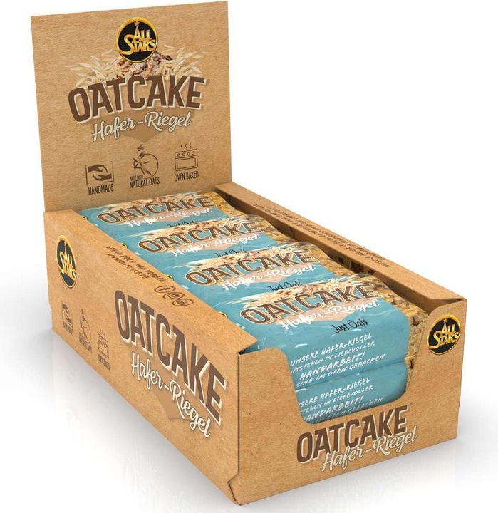 Produktbild All Stars OATCAKE HAFER-RIEGEL (12 X 80G) Just Oats (Just Oats, 12 Stk.)