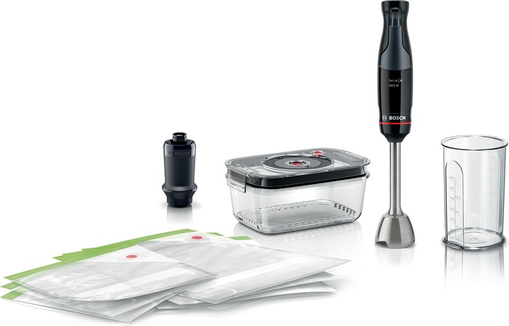 Productafbeelding Bosch Hausgeräte Serie 4, staafmixer, ErgoMaster, 1000 W, zwart, antraciet, MSM4B6V2 (EU-stekker)