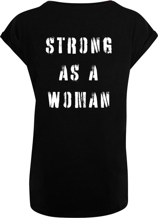 Produktbild Merchcode Ladies WD - Strong As A Woman Extended Shoulder Tee - 116539 (XL)