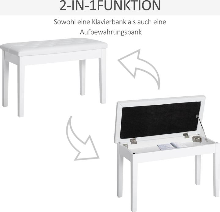 Produktbild Homcom Klavierbank