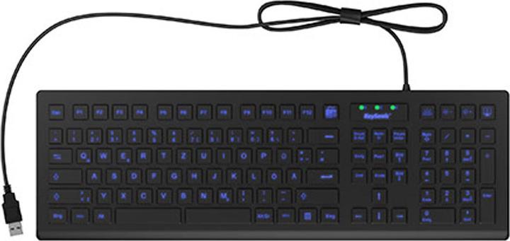 Produktbild KeySonic Tastatur Full Size Hygiene Industrietastatur für Windows® (DE, Kabelgebunden)