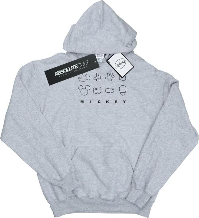 Image du produit Disney - Sweat à capuche MICKEY MOUSE DECONSTRUCTED - Femme (S)