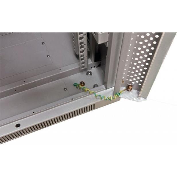 Thumbnail - Triton 19 Schrank 42HE B600 / T600mm *lichtgrau* SNB-Serie Glastür (42 HE, 19 Zoll Rack), Serverschrank, Grau