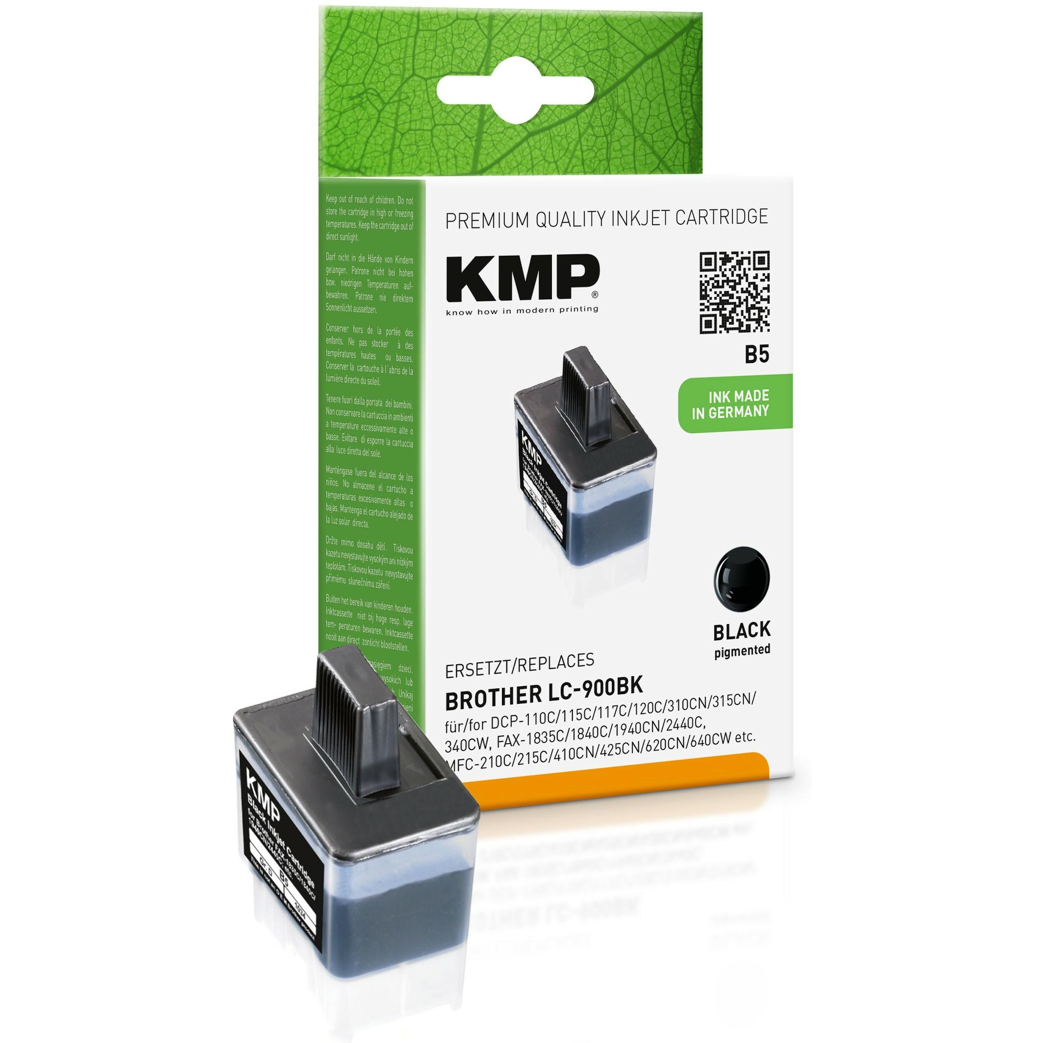 Thumbnail - KMP, Druckerpatrone, Tinte ersetzt LC900BK LC41BK (BK)