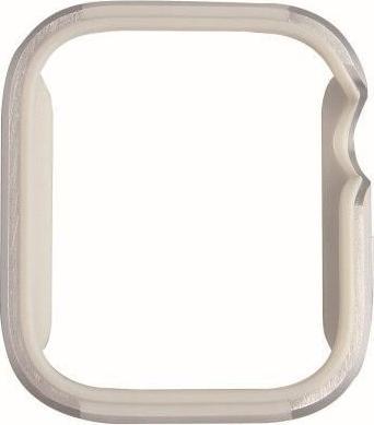 Uniq etui Valencia Apple Watch Series 4/5/6/SE 44mm. srebrny/titanium silver