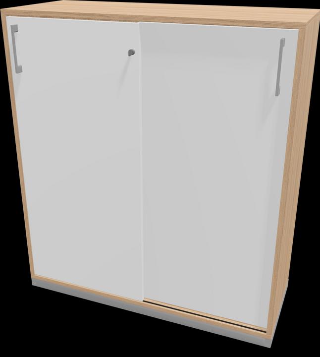 Silver grey, White, Amber oak decor with structure