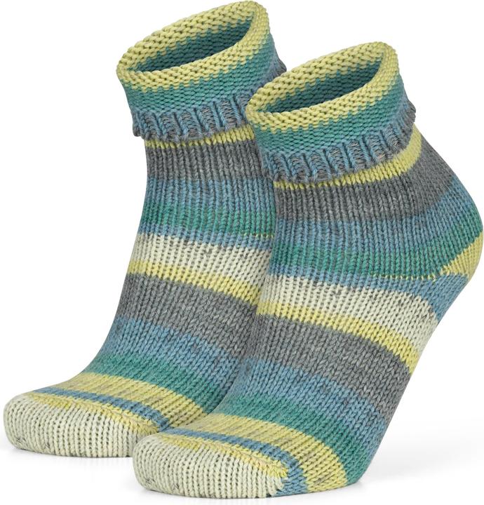 Produktbild Normani 2 Paar Gestrickte Wollsocken Bunt-geringelt (2er Pack, 39 - 42)