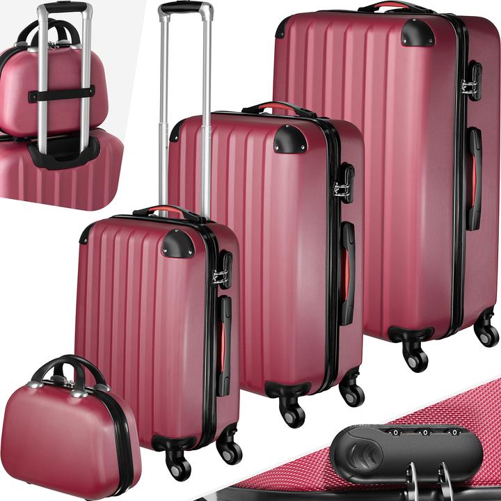 Produktbild tectake Hartschalenkoffer (90 l, Handgepäck (bis 50l), M (50 - 90l), L (90 - 115l))