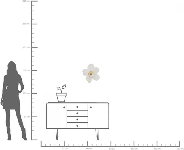 Immagine prodotto Kare Design Decorazione murale Orchid White 44 (40 x 44 cm)