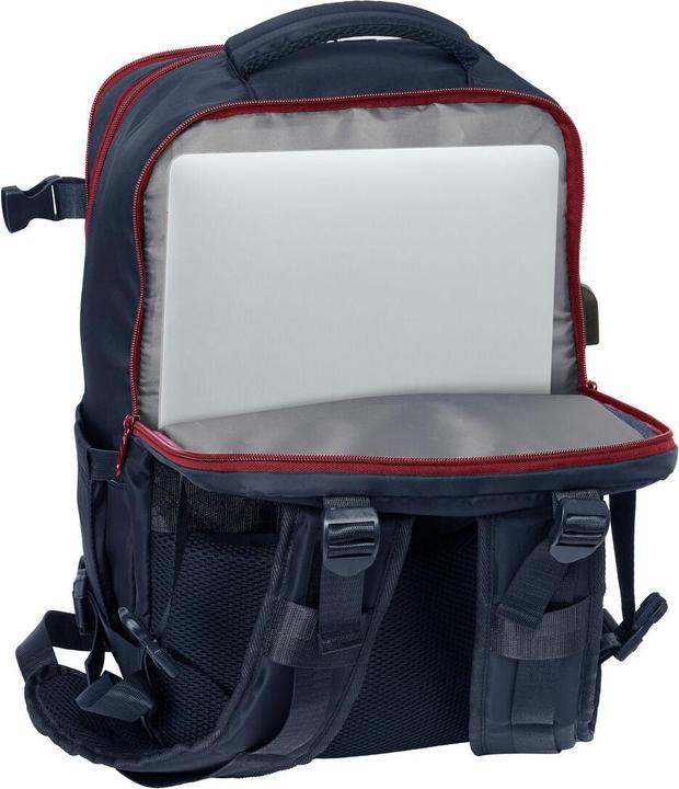 Produktbild FC Barcelona Schulrucksack Blau Granatrot