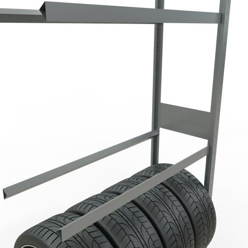 Produktbild Schulte Lagertechnik Räder-Anbauregal MULTIplus151